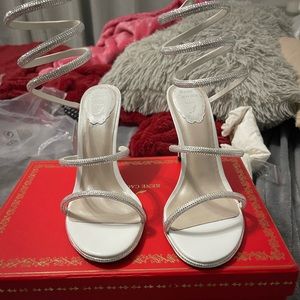 Rene Caovilla Cleo heel dupe